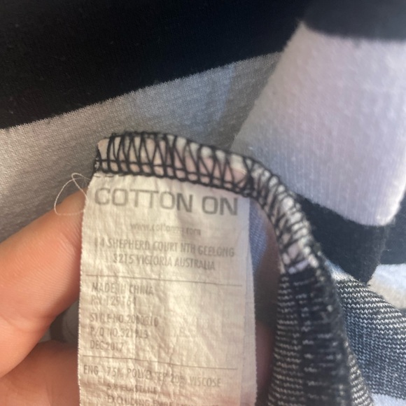 Cotton On MIDI Body Con Tank Dress, Accent Back Stitching, to Back Slit Size L - Picture 5 of 7